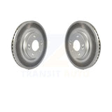 Front Coat Brake Rotor Pair For Hyundai Kia Sonata Elantra Tucson Optima Soul GT