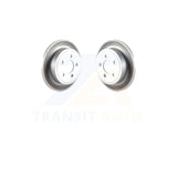 Rear Coated Disc Brake Rotors Pair For Jeep Liberty Wrangler TJ