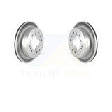 Rear Coated Brake Rotors Pair For Toyota 4Runner Sequoia FJ Cruiser Lexus GX470