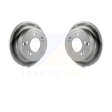 Rear Coated Brake Rotor Pair For Hyundai Sonata Kia Sportage Tucson Optima XG350