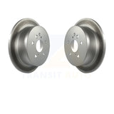 Rear Coated Disc Brake Rotor Pair For Lexus Toyota Highlander RX350 RX330 RX400h
