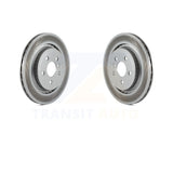 Rear Coated Disc Brake Rotors Pair For Volvo S60 XC70 S80 V60 V70