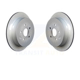 Rear Coat Disc Brake Rotors Pair For Toyota Highlander Sienna Lexus RX350 RX450h