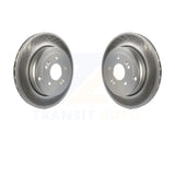 Rear Coated Disc Brake Rotors Pair For Hyundai Genesis Coupe