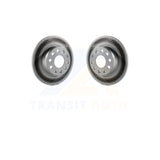 Rear Coated Brake Rotor Pair For Volkswagen Jetta Passat GTI Audi Golf Beetle A3