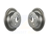 Rear Coated Disc Brake Rotors Pair For Toyota Camry Lexus ES350 Avalon ES300h