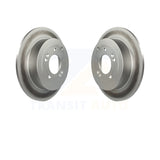 Rear Coated Disc Brake Rotors Pair For Hyundai Tucson Kia Sportage