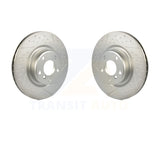 Rear Coated Brake Rotors Pair For BMW 328i 428i 320i xDrive 228i M235i 230i Gran