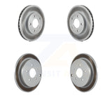 Front Rear Coated Disc Brake Rotors Kit For Buick Rendezvous Pontiac Aztek