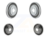 Front Rear Coated Disc Brake Rotors Kit For Pontiac G5 Pursuit