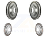 Front Rear Coated Brake Rotors Kit For Pontiac Grand Prix Buick LaCrosse Allure