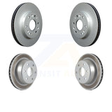 Front Rear Coat Brake Rotors Kit For Chevrolet Silverado 1500 GMC Sierra Express
