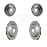 Front Rear Coated Disc Brake Rotors Kit For Ford Edge Lincoln MKX