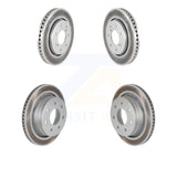 [Front+Rear] 2012-2014 Ford F-150 With 7 Lug Wheels Premium OE Coated Rotors Brake Kit For Max Braking