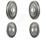 Front Rear Coat Brake Rotor Kit For Jeep Cherokee With Dual Piston Caliper