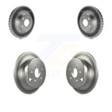 Front Rear Coated Disc Brake Rotors Kit For Subaru Impreza