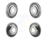 Front Rear Coated Disc Brake Rotors Kit For Volkswagen Beetle Jetta Golf City