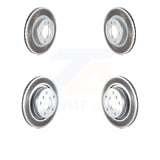Front Rear Coated Brake Rotors Kit For BMW 328i 328is With 294mm Diameter Rotor