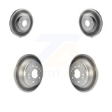 Front Rear Coated Disc Brake Rotors Kit For Acura TL