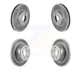 Front Rear Coated Disc Brake Rotors Kit For BMW X5
