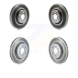 Front Rear Coated Brake Rotor Kit For 03-14 Volvo XC90 With 336mm Diameter