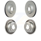 Front Rear Coated Disc Brake Rotors Kit For Kia Sportage Hyundai Tucson