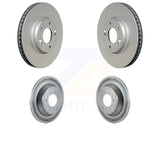 [Front+Rear] 2014-2017 Kia Rondo Premium OE Coated Rotors Brake Kit For Max Braking