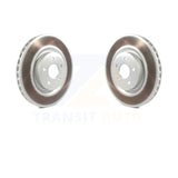 Front Coated Disc Brake Rotors Pair For Jeep Grand Cherokee Dodge Durango