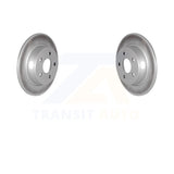 Rear Coated Disc Brake Rotors Pair For Ford Transit Connect