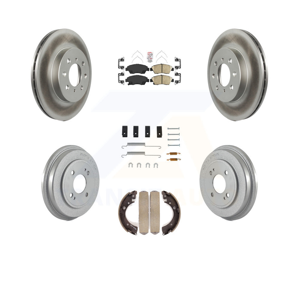 2004 2005 Honda i-VTM4 Civic Si Coupe 1.7L Drum rear brakes