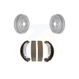 [Rear] 2003-2005 Pontiac Sunfire Chevrolet Cavalier Premium Coated Brake Drum Shoes Kit For Max Braking