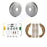 [Rear] 2000-2005 Toyota Celica Premium Coated Brake Drum Shoes Spring Kit For Max Braking