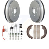 Rear Coated Brake Drum Shoes Spring Kit For 2009-2019 Toyota Corolla