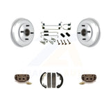 Rear Coated Brake Drum Shoes Spring And Cylinders Kit For Ford Focus