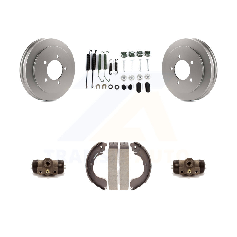 Detroit Axle Front & Rear Brake Kit – Rotors, Pads, Drums, Shoes For Jeep/Dodge