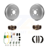 Rear Coated Brake Drum Shoes Spring And Cylinders Kit (6Pc) For Toyota Yaris