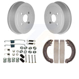 [Rear] 2002 Toyota Corolla From 04 02 Premium Coated Brake Drum Shoes Spring Kit For Max Braking