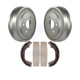 [Rear] 2008 Chevrolet Silverado 1500 GMC Sierra Premium Coated Brake Drum Shoes Kit For Max Braking