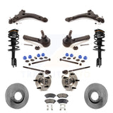 Front Disc Rotors Brake Pad Bearing Suspension Kit (15Pc) For Pontiac Grand Prix