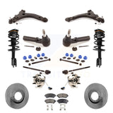 Front Disc Rotor Brake Pad Bearing Suspension Kit (15Pc) For Buick Century Regal