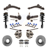 Front Disc Rotor Brake Pad Bearing Suspension Kit (15Pc) For Buick Century Regal