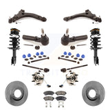 Front Disc Rotor Brake Pad Bearing Suspension Kit (15Pc) For Oldsmobile Intrigue