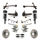 Front Disc Rotor Brake Pad Bearing Shock Suspension Kit (15Pc) For Ford Windstar