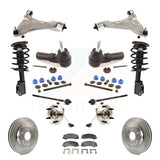 Front Rotor Brake Pad Bearing Suspension Kit (15Pc) For 06-11 Buick Lucerne 4.6L