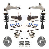 Front Disc Rotor Brake Pad Bearing Shock Suspension Kit (15Pc) For Buick Lucerne