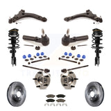 Front Disc Rotors Brake Pad Bearing Suspension Kit (15Pc) For Pontiac Grand Prix