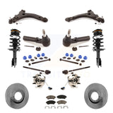 Front Disc Rotor Brake Pad Bearing Suspension Kit (15Pc) For Oldsmobile Intrigue