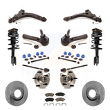 Front Disc Rotors Brake Pad Bearing Suspension Kit (15Pc) For Pontiac Grand Prix