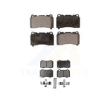 Front Rear Semi-Metallic Brake Pads Kit For Cadillac CTS Tesla STS X S