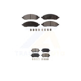 Front Rear Semi-Metallic Brake Pads Kit For Ford Freestar Mercury Monterey